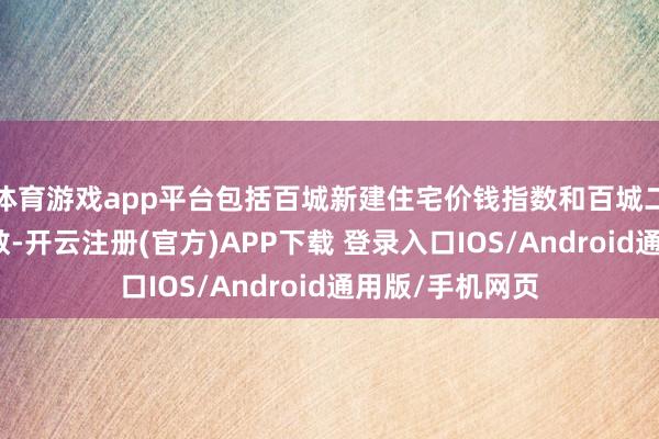 体育游戏app平台包括百城新建住宅价钱指数和百城二手住宅价钱指数-开云注册(官方)APP下载 登录入口IOS/Android通用版/手机网页